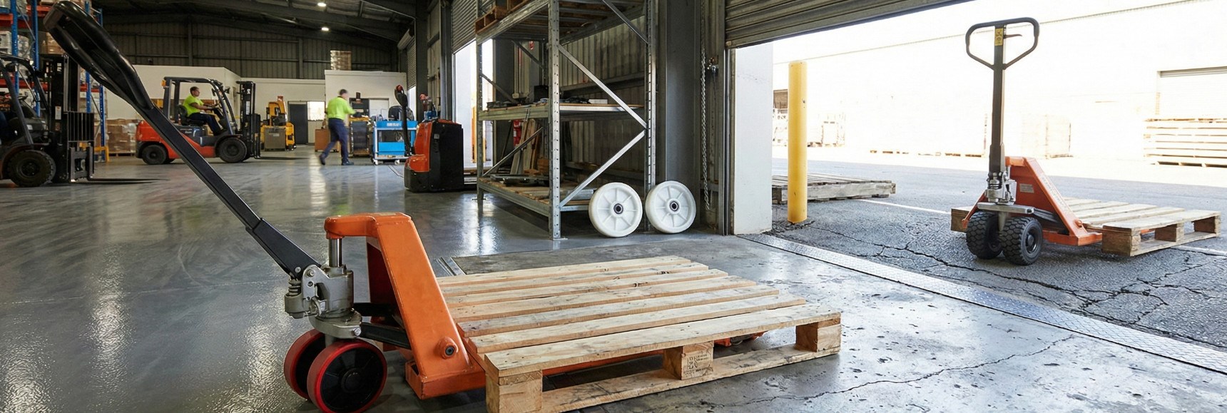 Transpalet Teker Seçimi: Zemin Tipine Göre Poliüretan, Naylon ve Kauçuk Karşılaştırması 