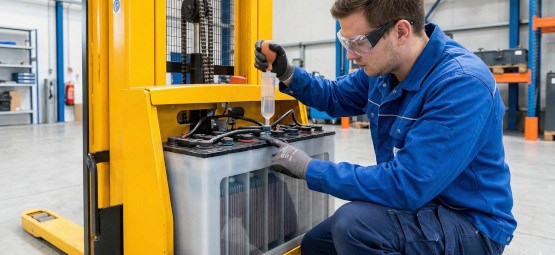 Akülü Transpalet ve İstif Makineleri İçin Akü Seçimi ve Bakım Kılavuzu