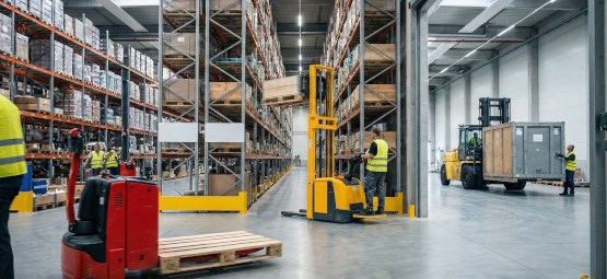 Depo Koridor Genişliği Hesabı: Transpalet mi Forklift mi İstif Makinesi mi?