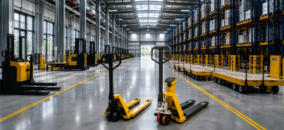 Manual vs. Scale: Choosing the Right Pallet Truck for Your Business